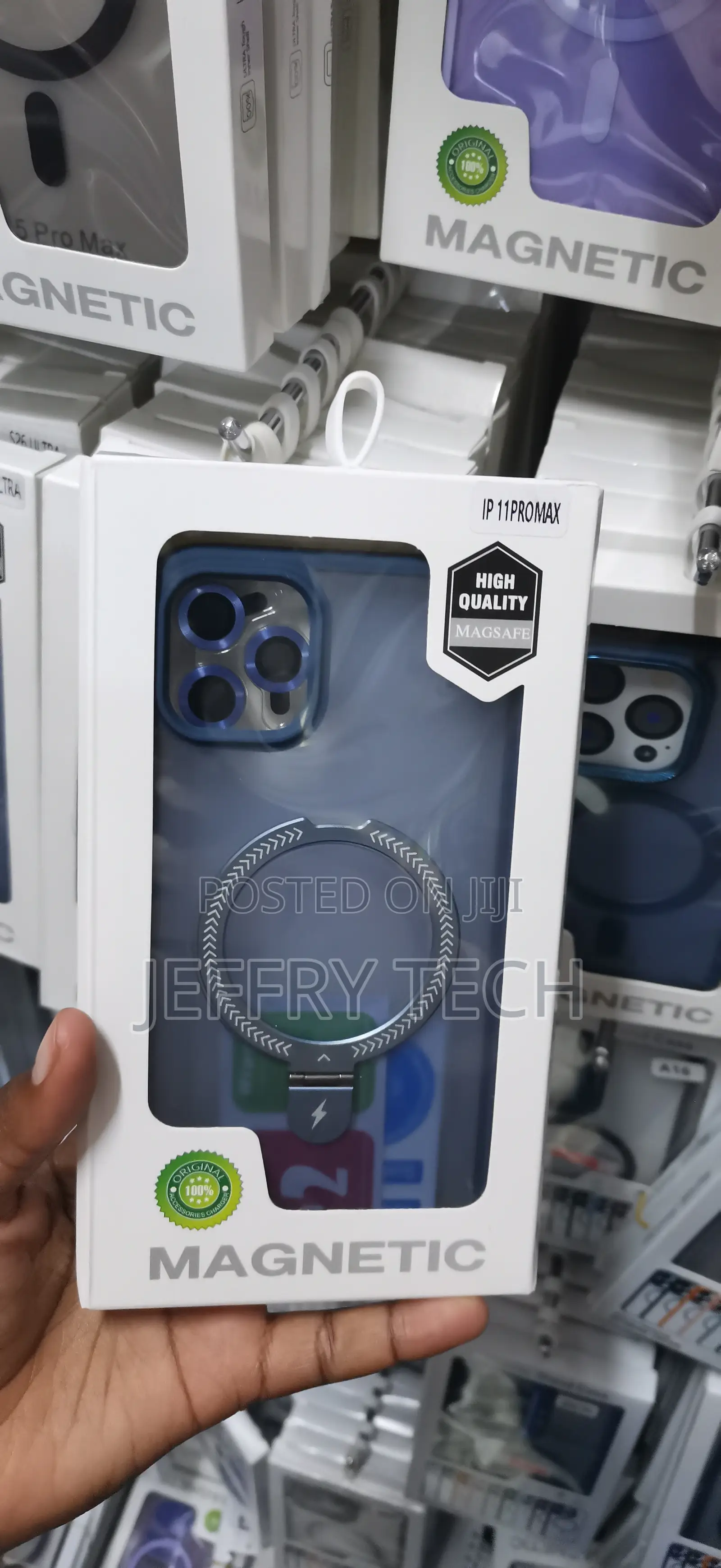 iPhone 11 Pro Max Embedded Circular Magnetic Array Case