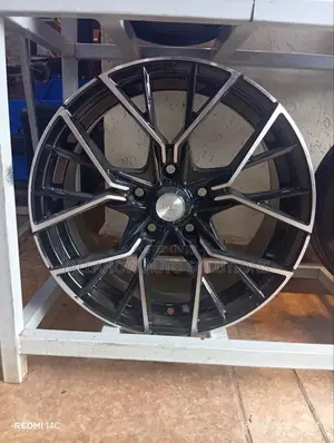 16" HTL Y-Spoke Mesh Alloy Rim | Gloss Black Machined