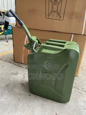 Heavy Duty Metallic Fuel Backup Jerican,
