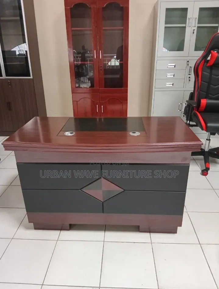 Heavy Duty Mahogany Director Office Desk