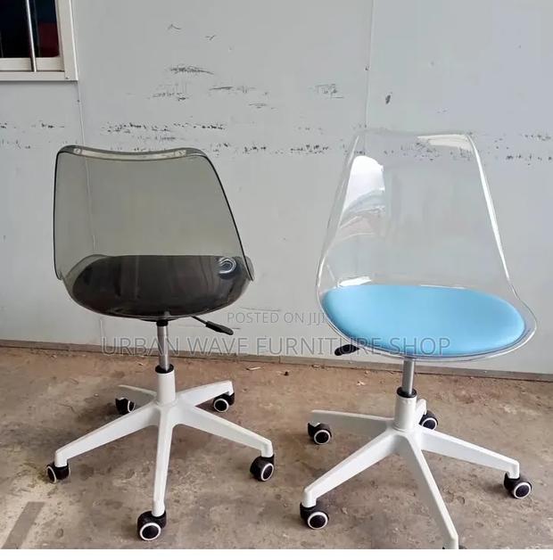Transparent Swivel Eams Chairs - main view