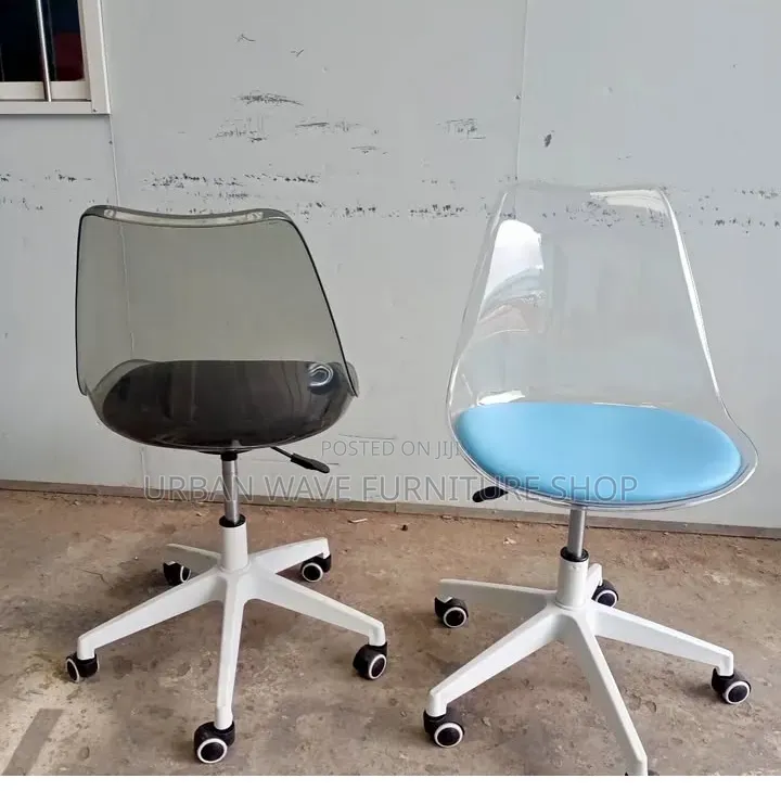 Transparent Swivel Eams Chairs