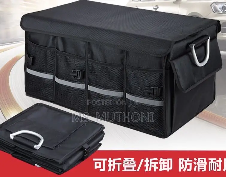 Large Size 60 Cm Heavy Duty Foldable Premium Car Trunk Boot Organizer