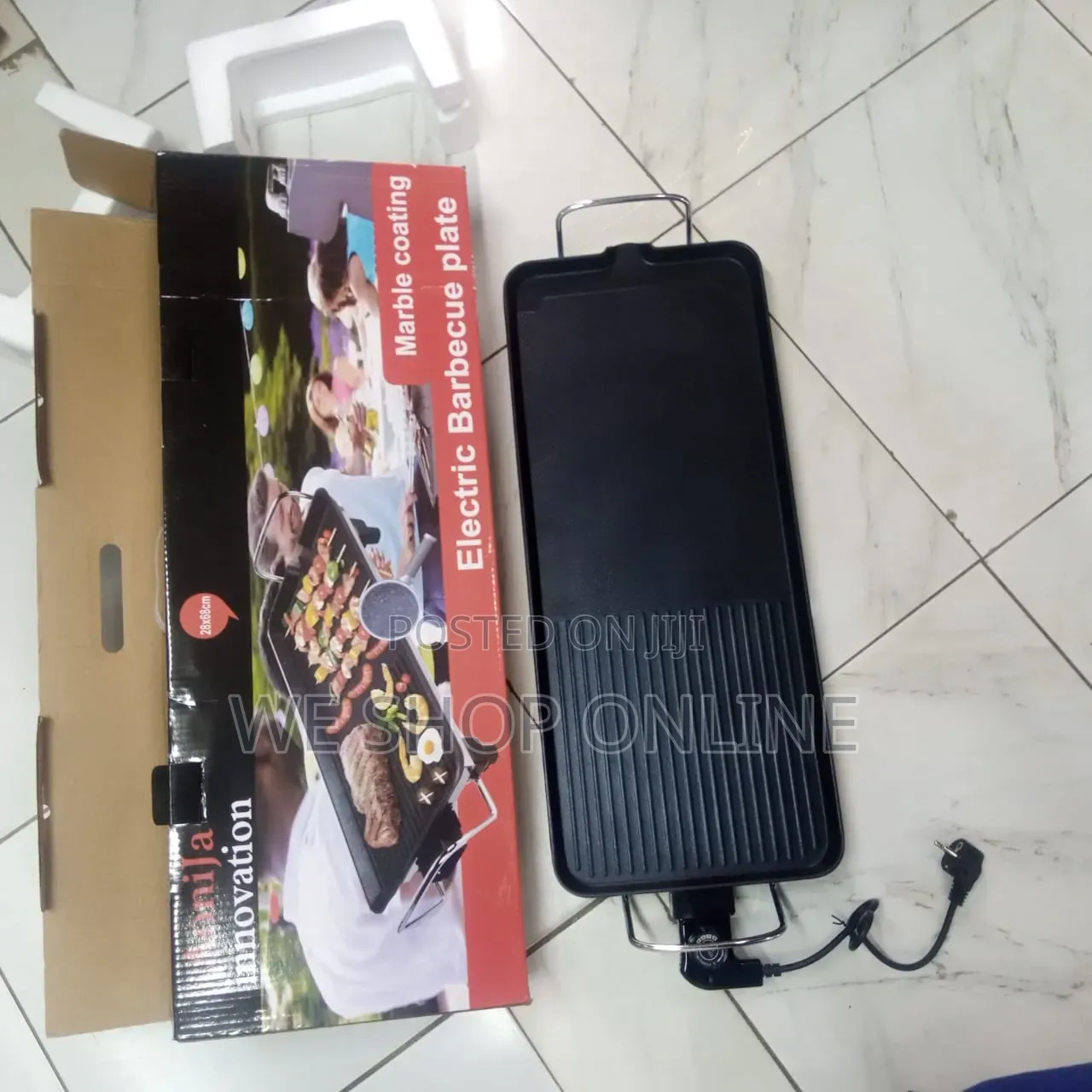 Electric BBQ Grill Pan, Baking Grill Tray, Non Stick.