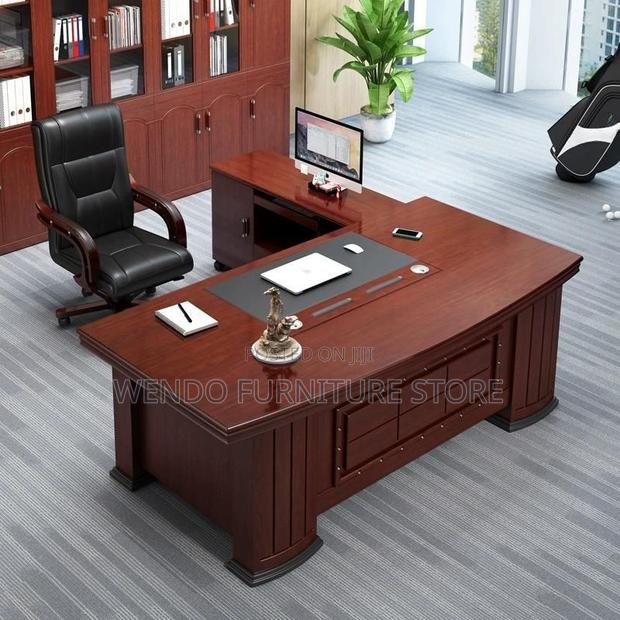 Office Desk; 1.8 Meters Executive Mahogany Desk
