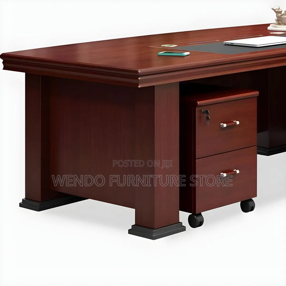 Office Desk; 1.8 Meters Executive Mahogany Desk