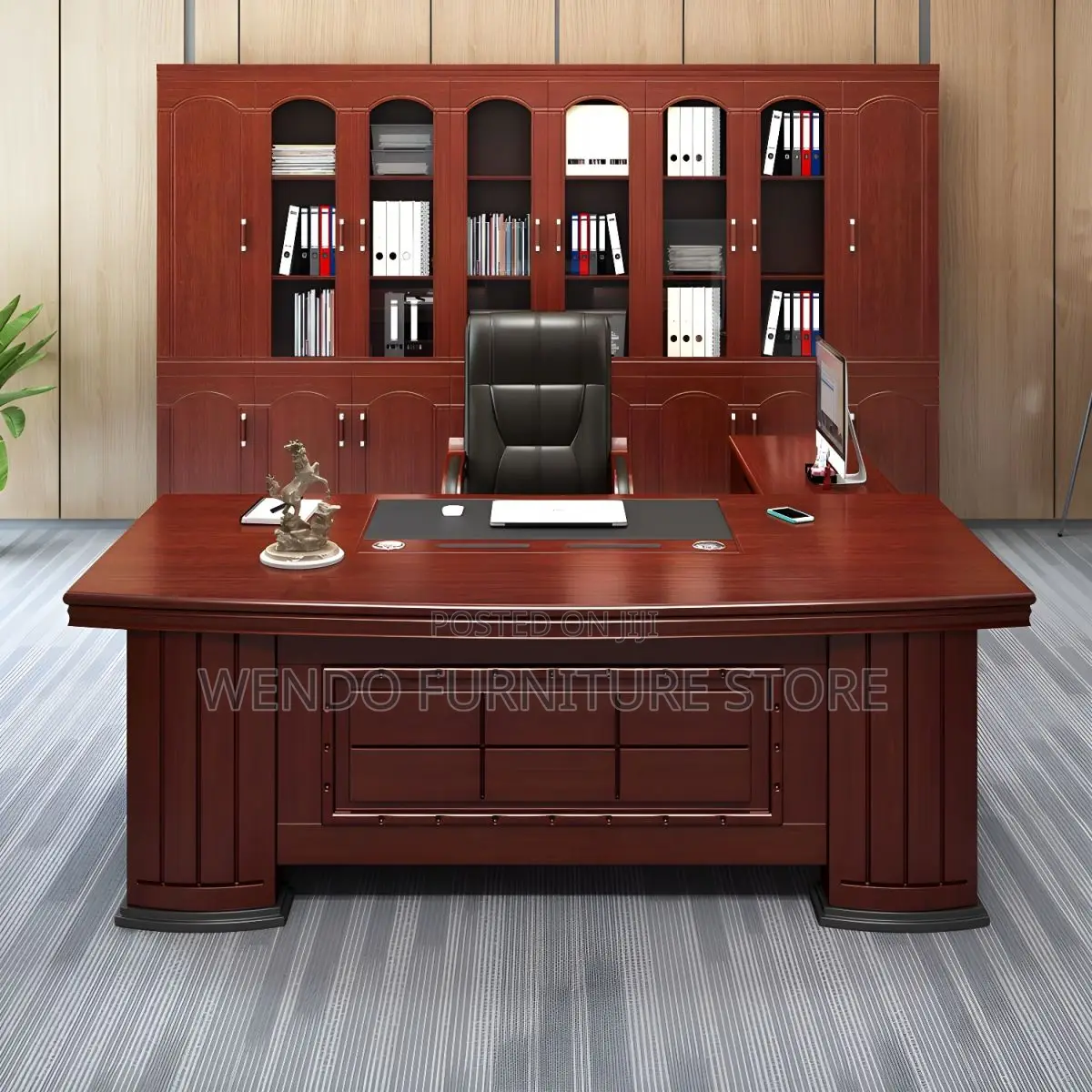 Office Desk; 1.8 Meters Executive Mahogany Desk