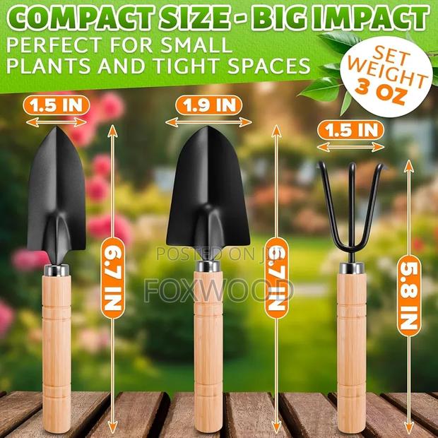 Mini Indoor Gardening Tools 3pcs - thumbnail 3
