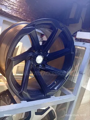 15" Forged Style Twisted 5-Spoke Rim | Matte Black