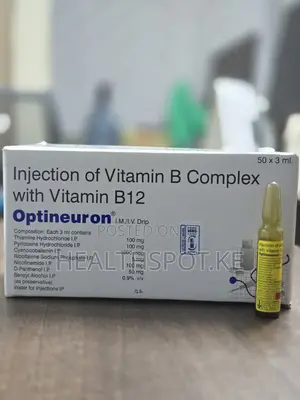 Optineuron Vitamin B Complex + B12 Injection 3ml Ampoule
