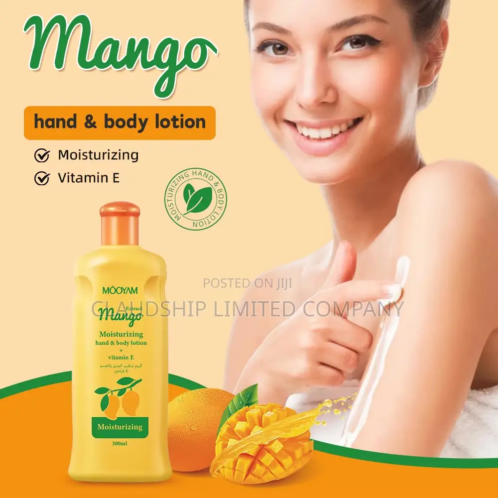 Mango Extract Hand Body Lotion Has Vitamin E,Niacinamide Alpha Arbitin
