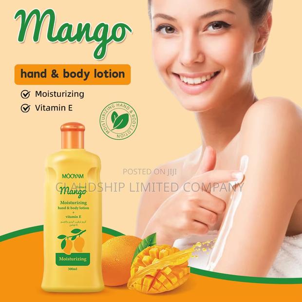 Mango Extract Hand Body Lotion Has Vitamin E,Niacinamide Alpha Arbitin
