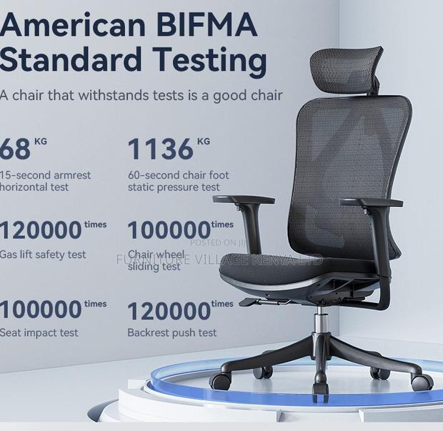 Mesh Ergonomic Office Chair - thumbnail 3
