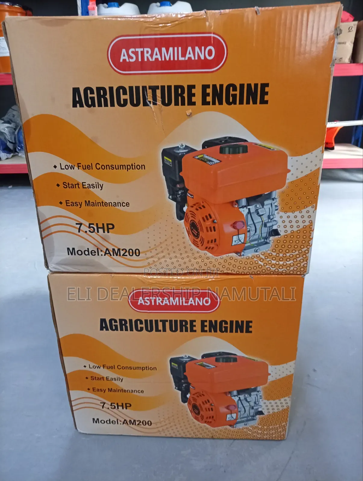 Astramilano 7.5hp Air-Cooled Petrol Engine for Industrial Applications