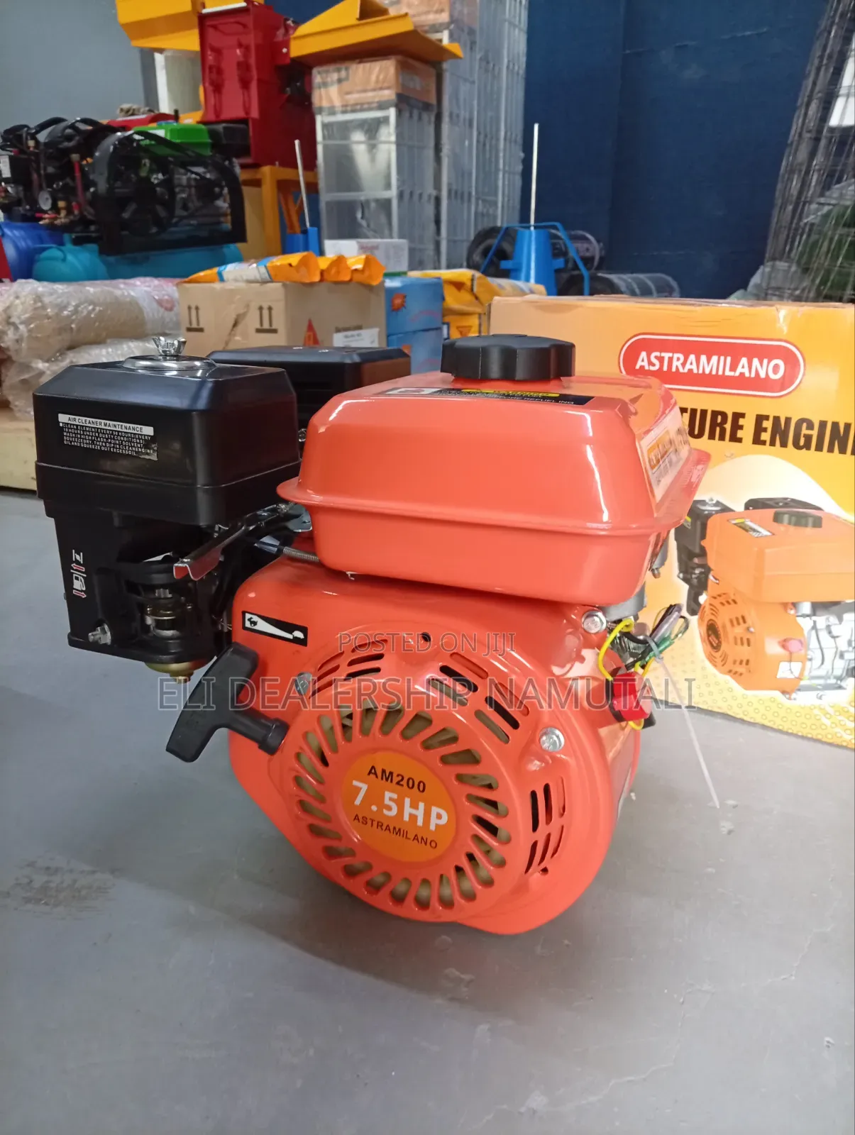 Astramilano 7.5hp Air-Cooled Petrol Engine for Industrial Applications