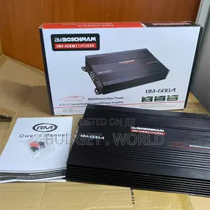 Boschmann Bm600 4-Channel Car Audio Amplifier – Precision, Power And