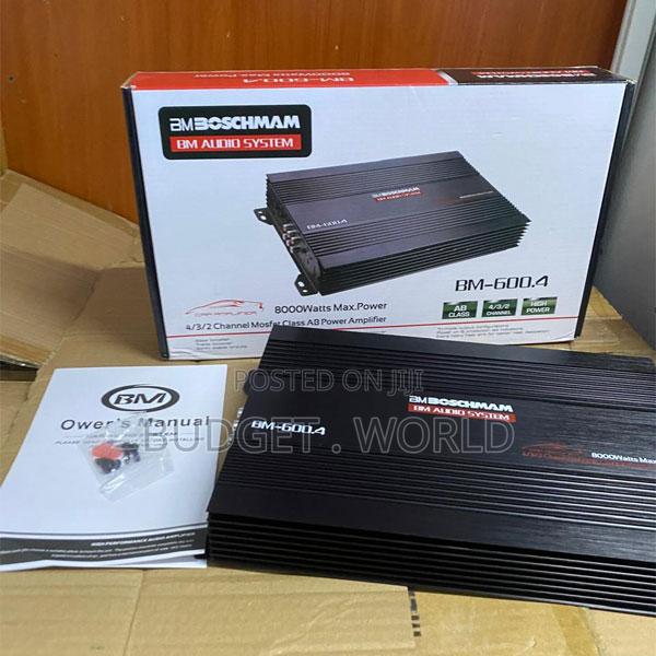 Boschmann Bm600 4-Channel Car Audio Amplifier – Precision, Power And
