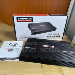 Boschmann Bm600 4-Channel Car Amplifier – Powerful Sound Upgrade for A