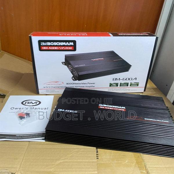 Boschmann Bm600 4-Channel Car Amplifier – Powerful Sound Upgrade for A