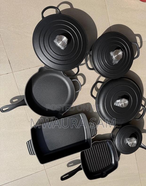 11pcs Raw Cast Iron Cookware - thumbnail 2