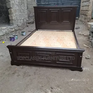 5x6 3d. Dark Chocolate Panels Bed