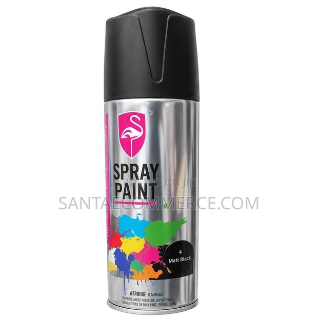 Flamingo Spray Paint 4 Matt Black