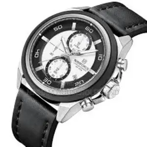 Naviforce Nf8075 Chronograph Leather Watch for Men