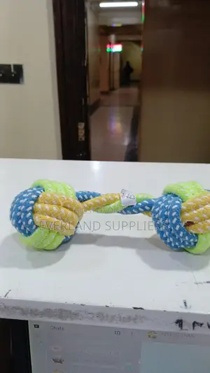 Dog Dumbbell-Shaped Cotton Rope Toy