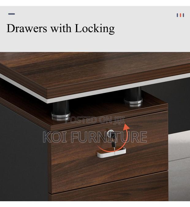 Office Desk; 1400mm Executive Home Office Computer Desk - thumbnail 6