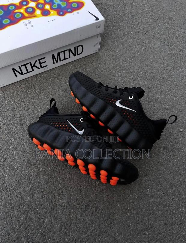 Beige and Black Nike Mind 002 Sneakers - thumbnail 3