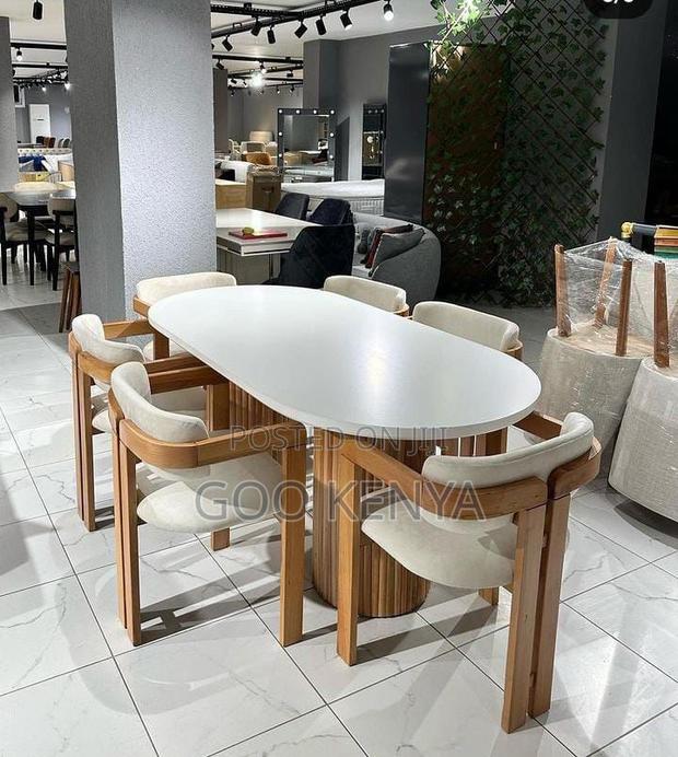 Dining Set; Heavy-Duty Solid Wood Dining Chair With Table for Home - thumbnail 4