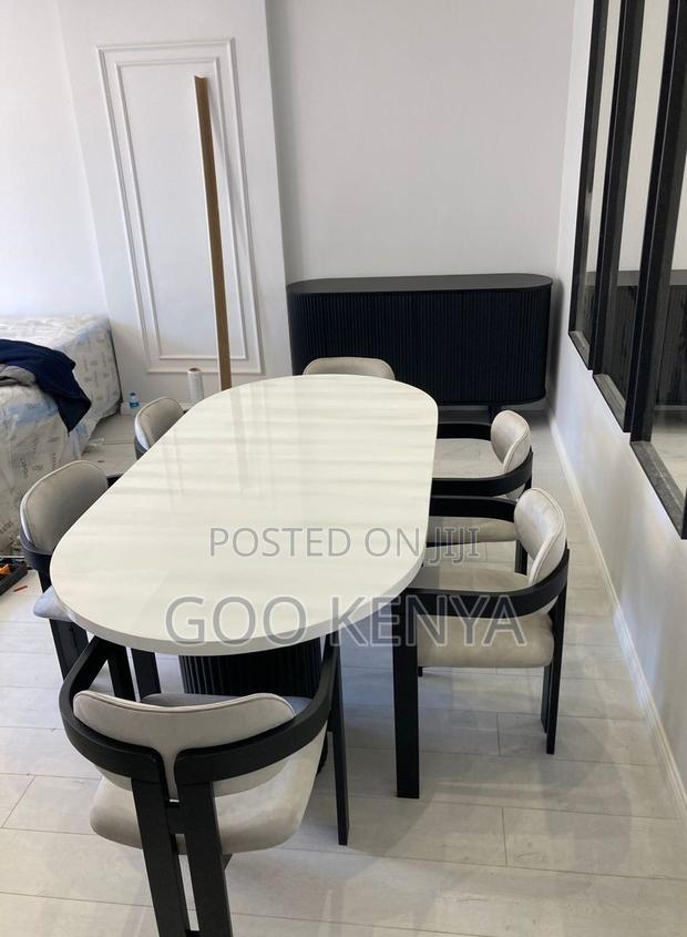 Dining Set; Heavy-Duty Solid Wood Dining Chair With Table for Home - thumbnail 6
