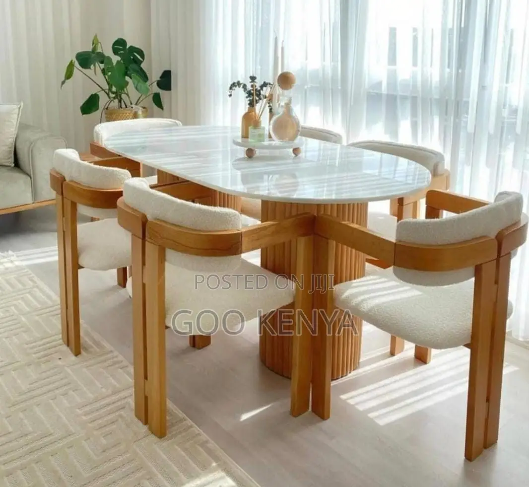 Dining Set; Heavy-Duty Solid Wood Dining Chair With Table for Home