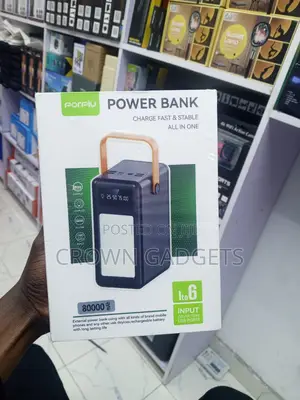 Porpiu 80000mah Power Bank 22.5w Fast Charging Portable