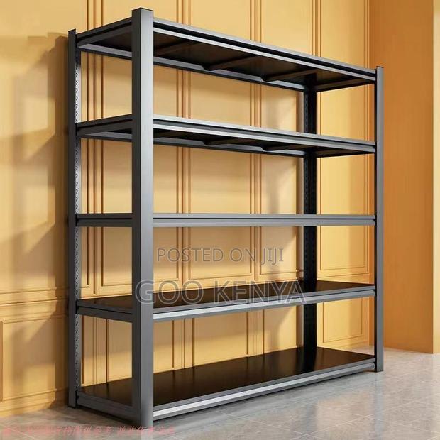 Storage Rack; High Capacity 5 Tier Steel Storage Rack Cabinet