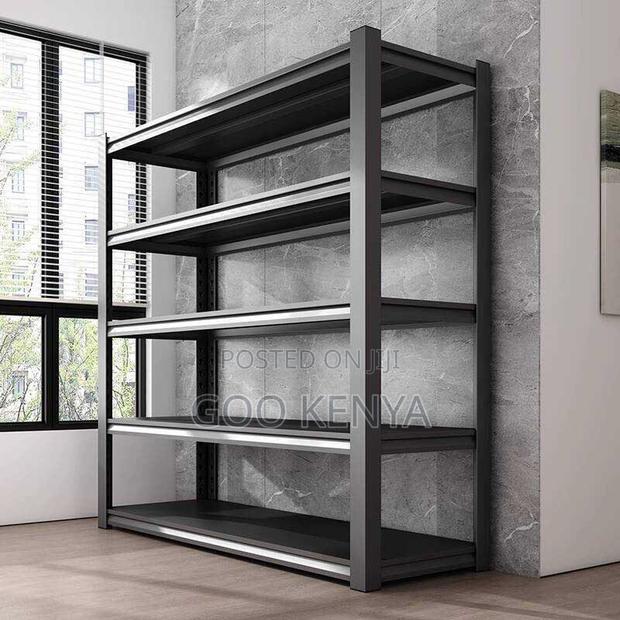 Storage Rack; High Capacity 5 Tier Steel Storage Rack Cabinet - thumbnail 4