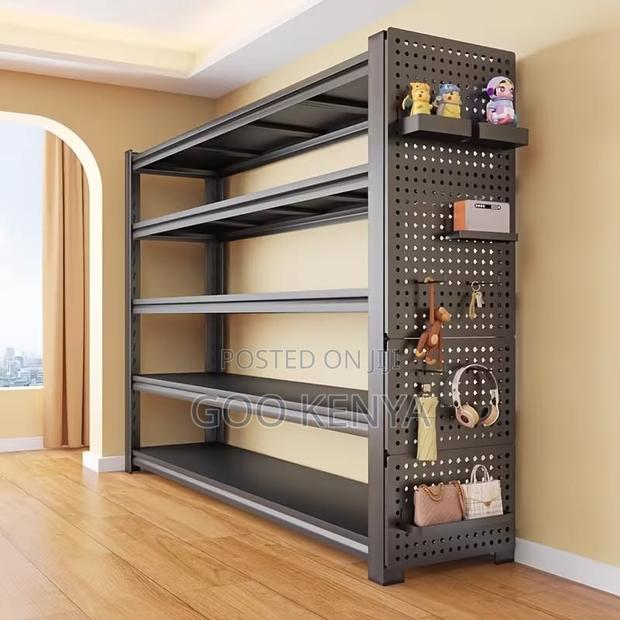 Storage Rack; High Capacity 5 Tier Steel Storage Rack Cabinet - thumbnail 5