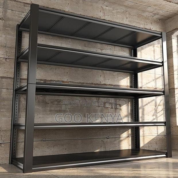 Storage Rack; High Capacity 5 Tier Steel Storage Rack Cabinet - thumbnail 6