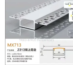 Perforated/With Wings Aluminum Profiles