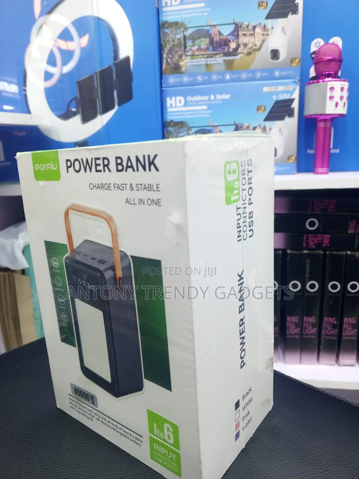 Porpiu 22.5w Fast Charge Power Bank With Multiple Outputs