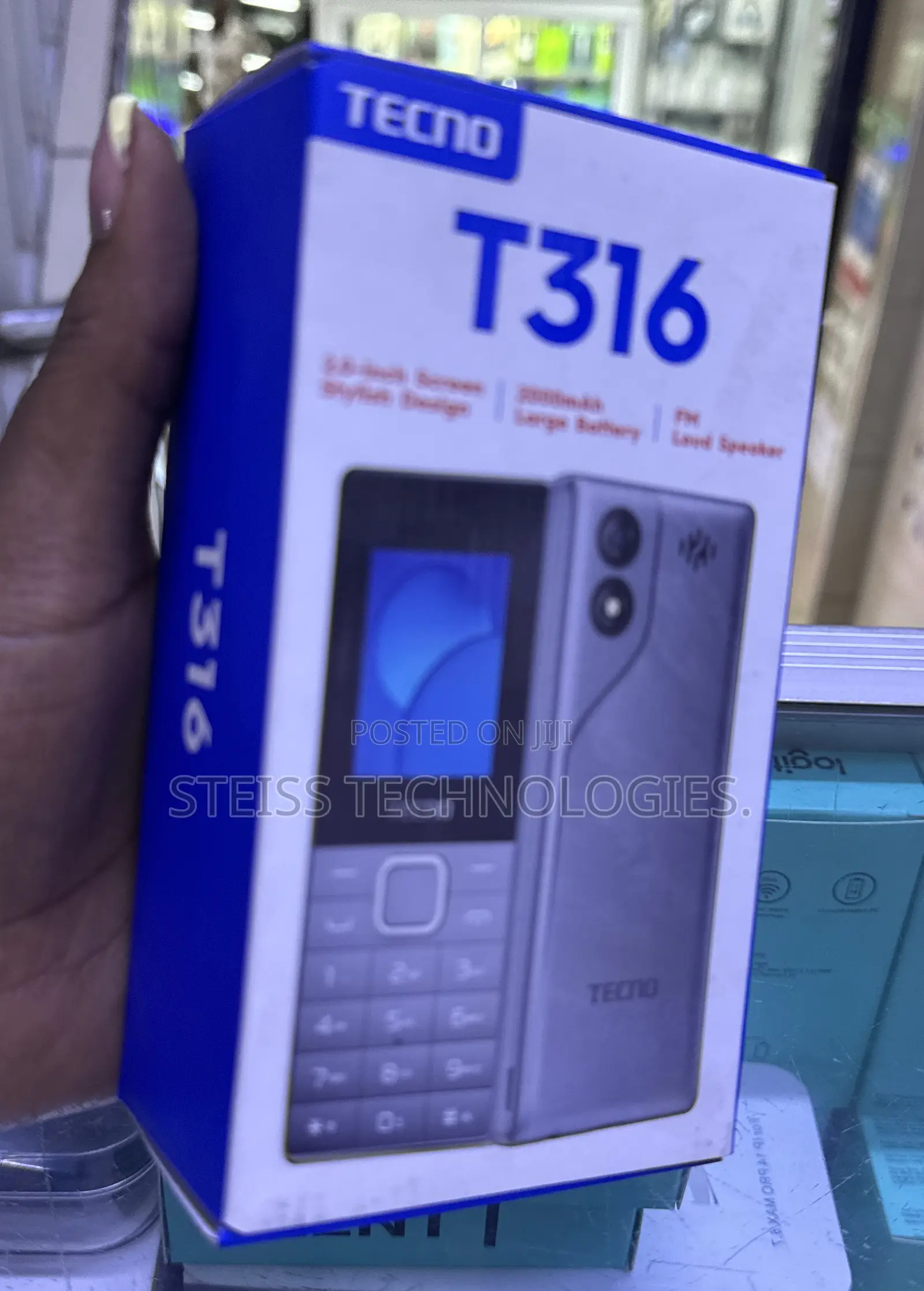 New Tecno T316 Black