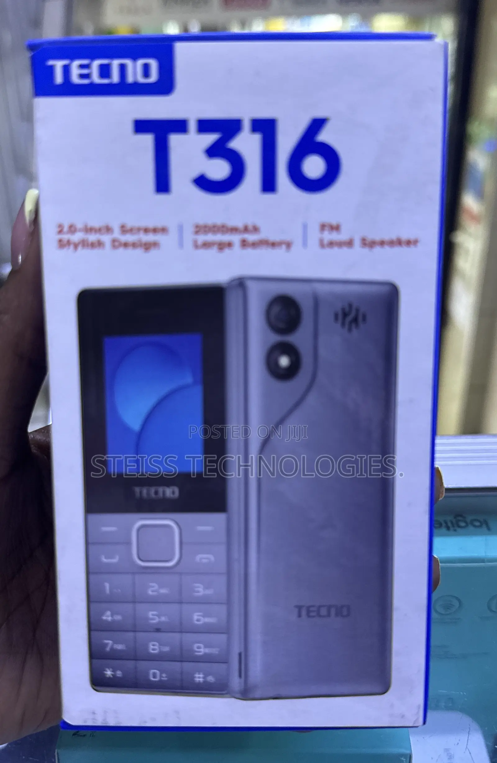 New Tecno T316 Black