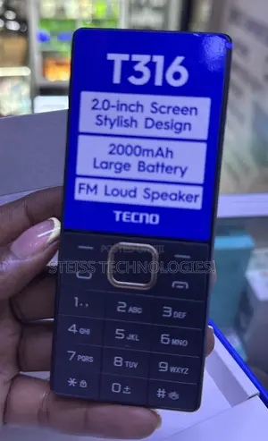 New Tecno T316 Black