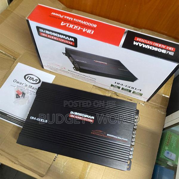 Boschmann Bm600.4 Car Audio Amplifier – Designed for Exceptional Perf