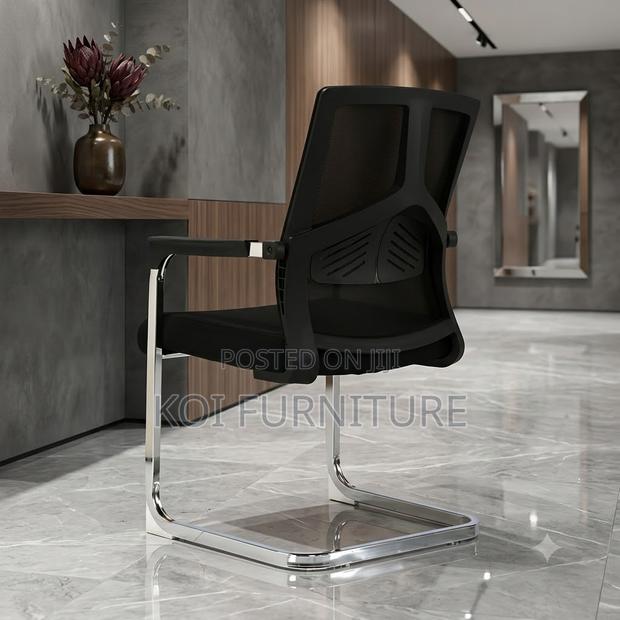 Office Chairs; High Back Visitors Mesh Office Seat - thumbnail 2