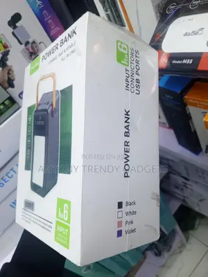 Porpiu 80000mah Fast Charging Power Bank With Led Torch