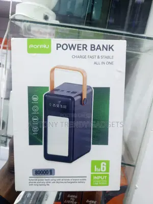 Porpiu Portable 80000mah Power Bank Charge 6 Devices