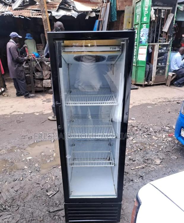 300litres Black Clear Fridge Display