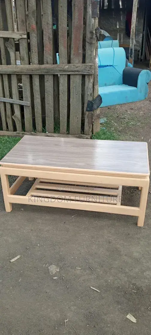 Brown Wooden Coffee Table