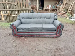 Grey 3 Seater Modern Sofa
